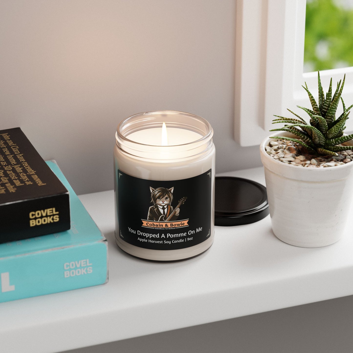 Cobain & Bowie Scented Soy Candle - 9oz