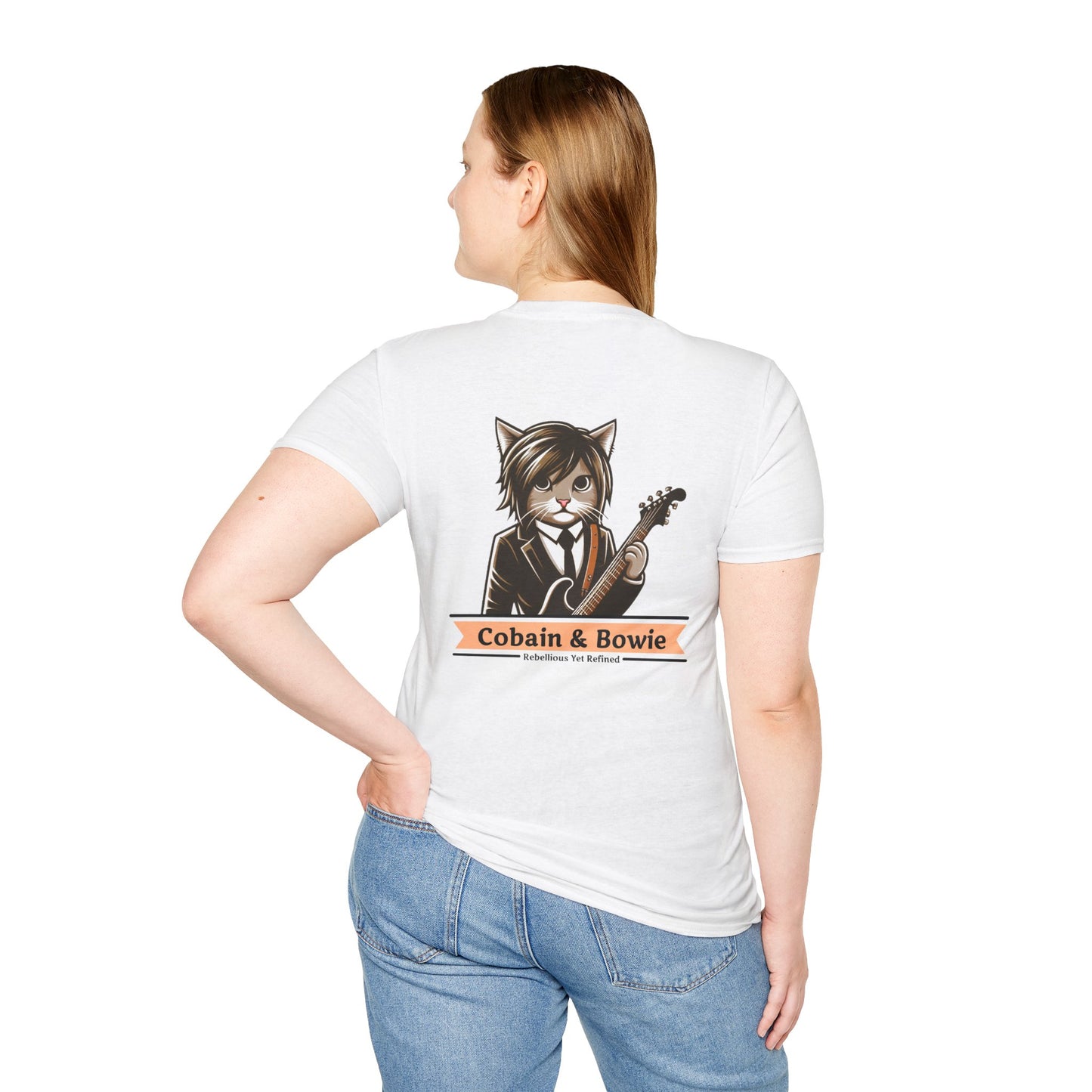 Cobain & Bowie Unisex Softstyle T-Shirt