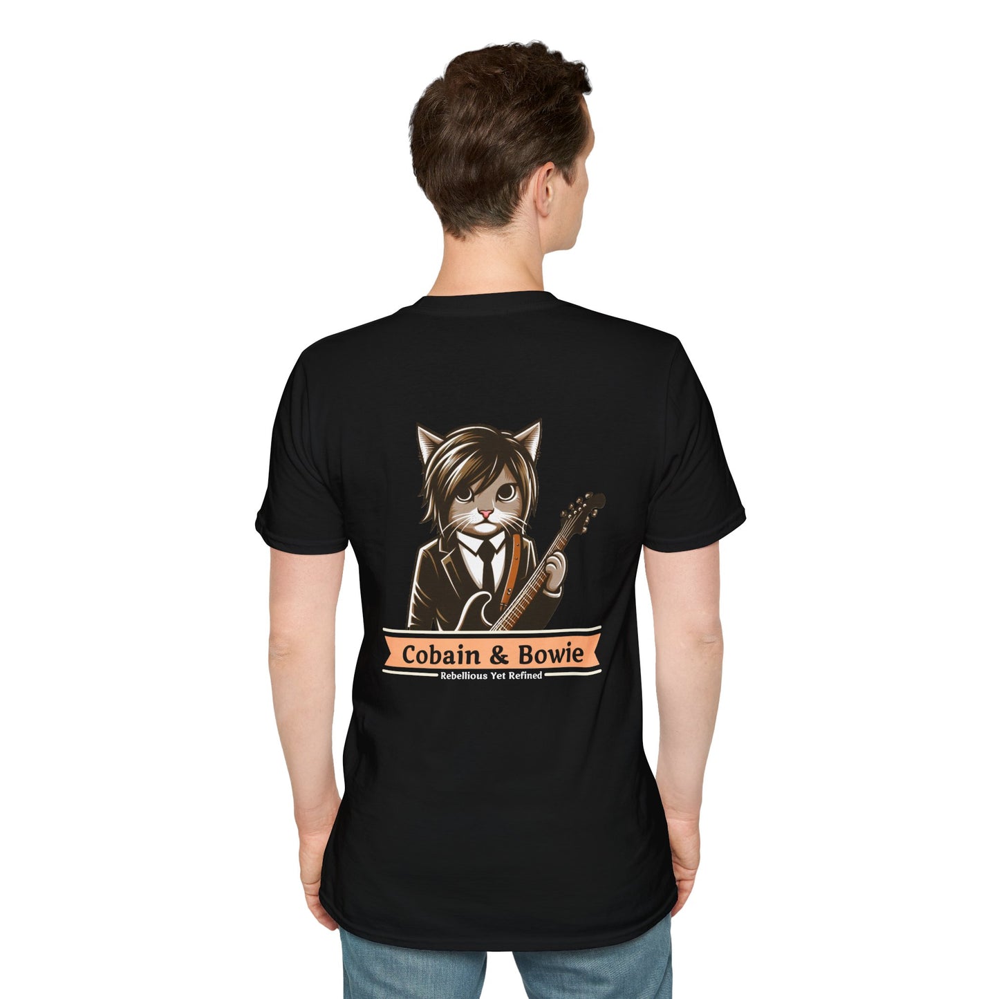 Cobain & Bowie Unisex Softstyle T-Shirt