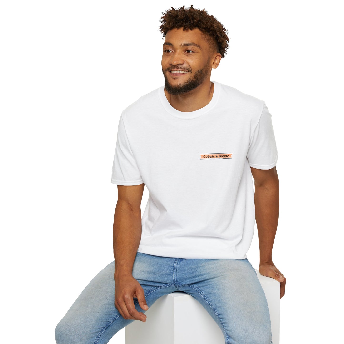 Cobain & Bowie Unisex Softstyle T-Shirt