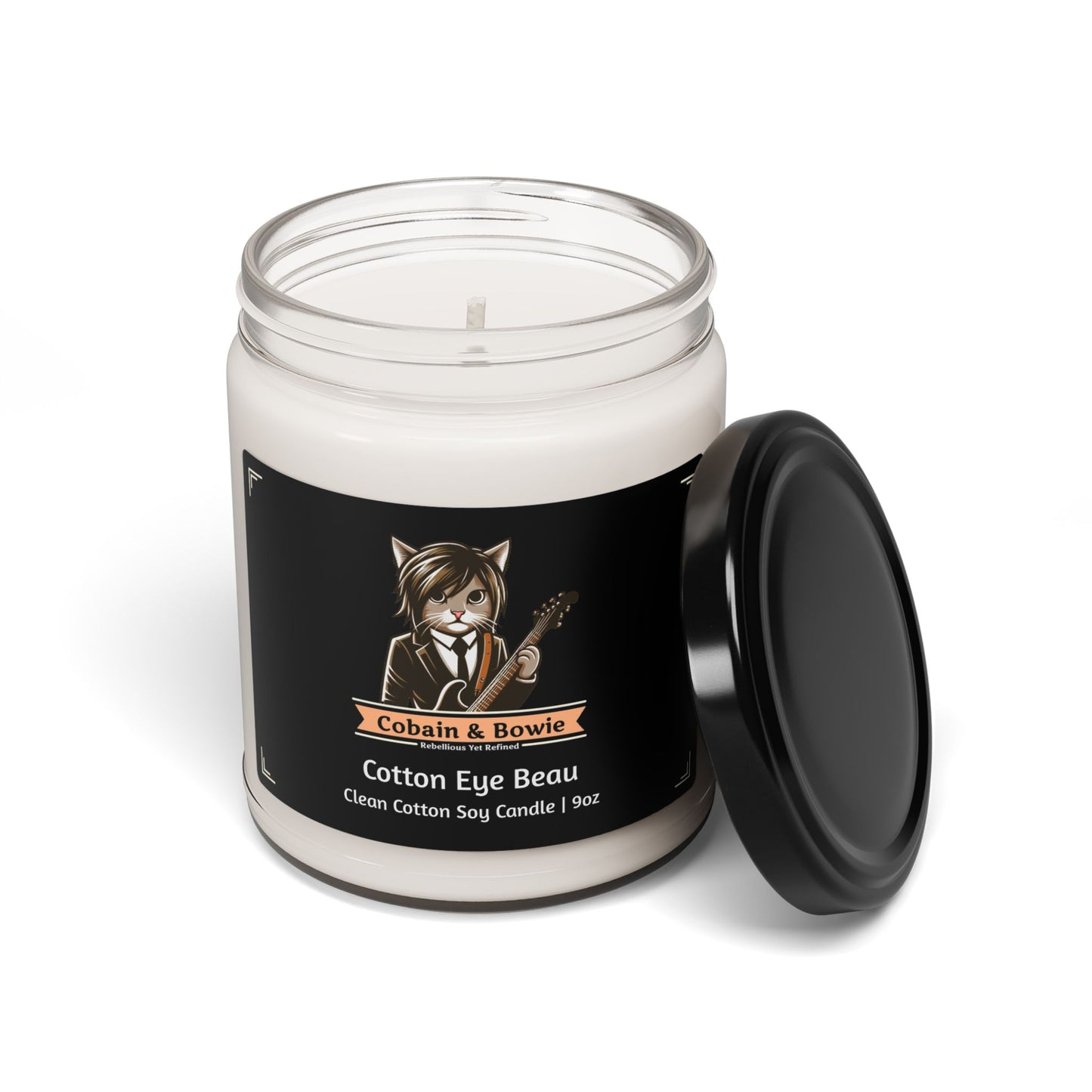Cobain & Bowie Scented Soy Candle - 9oz