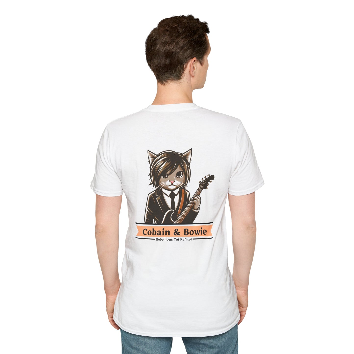 Cobain & Bowie Unisex Softstyle T-Shirt