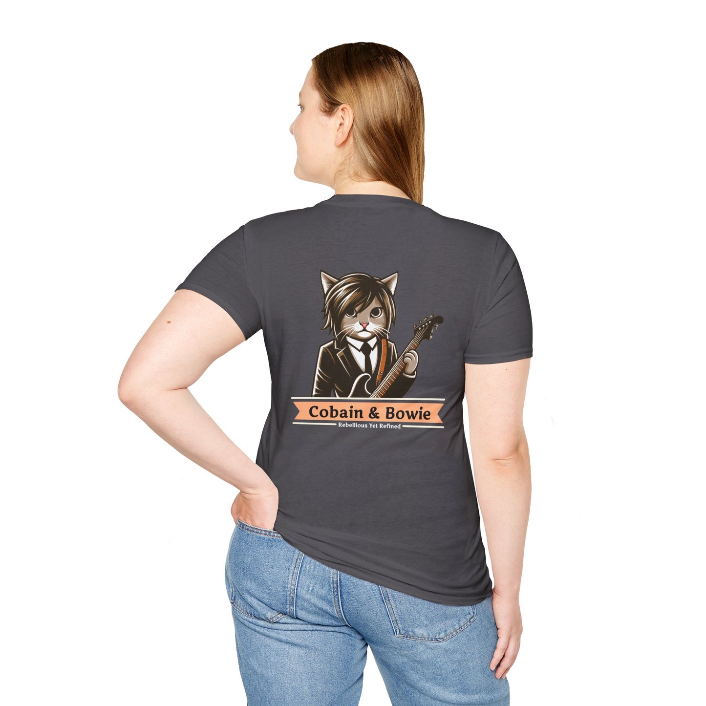 Cobain & Bowie Unisex Softstyle T-Shirt
