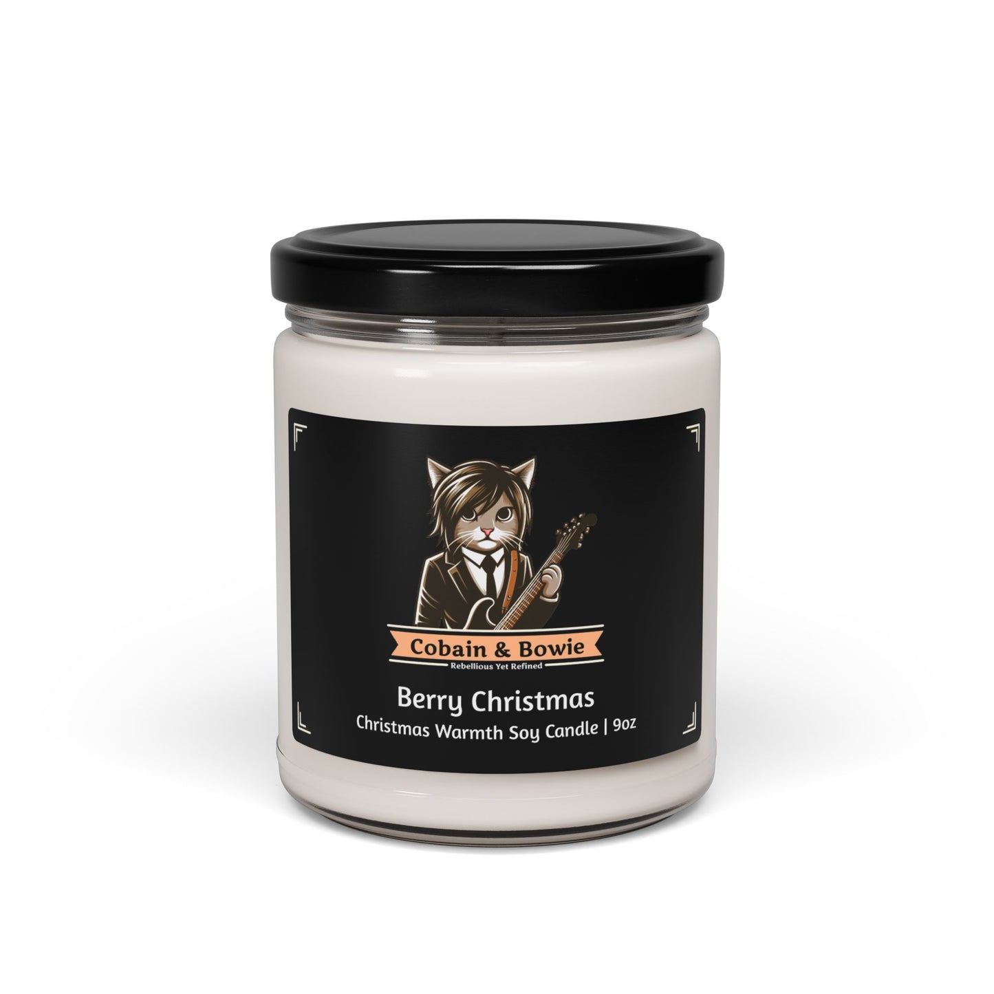 Cobain & Bowie Scented Soy Candle - 9oz