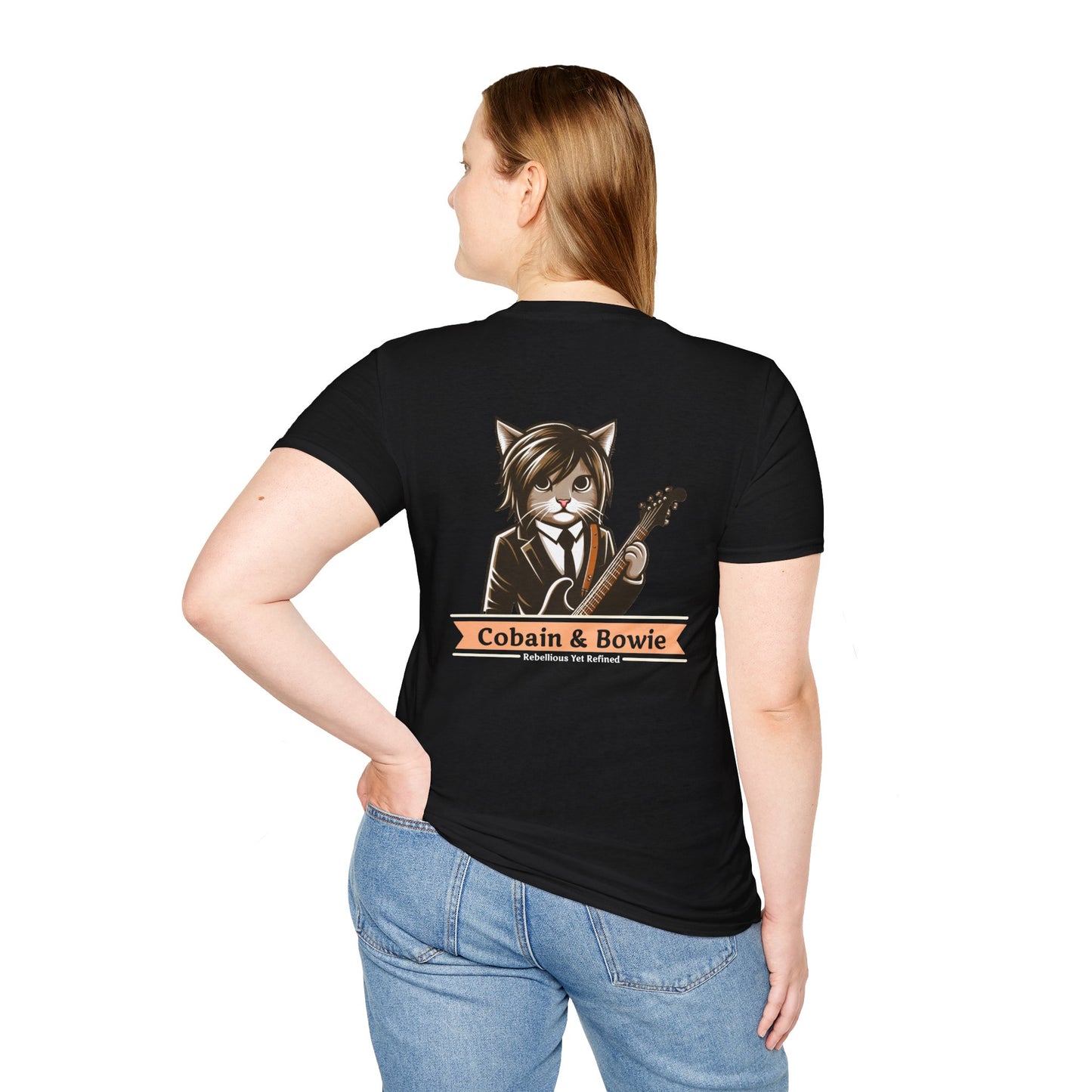 Cobain & Bowie Unisex Softstyle T-Shirt