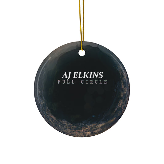 Full Circle Ceramic Ornament - Ideal Holiday Gift