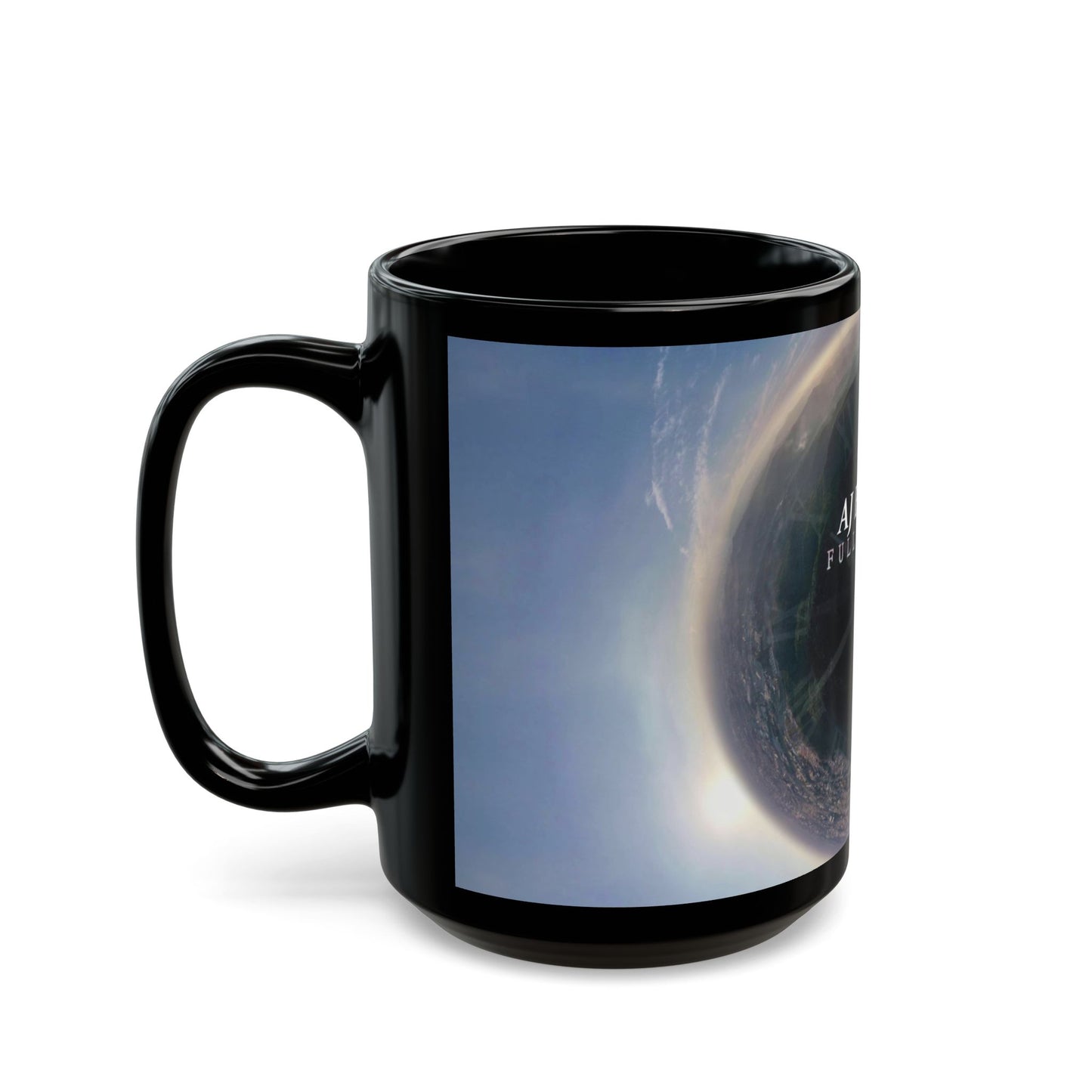 Full Circle Ceramic Mug - Black