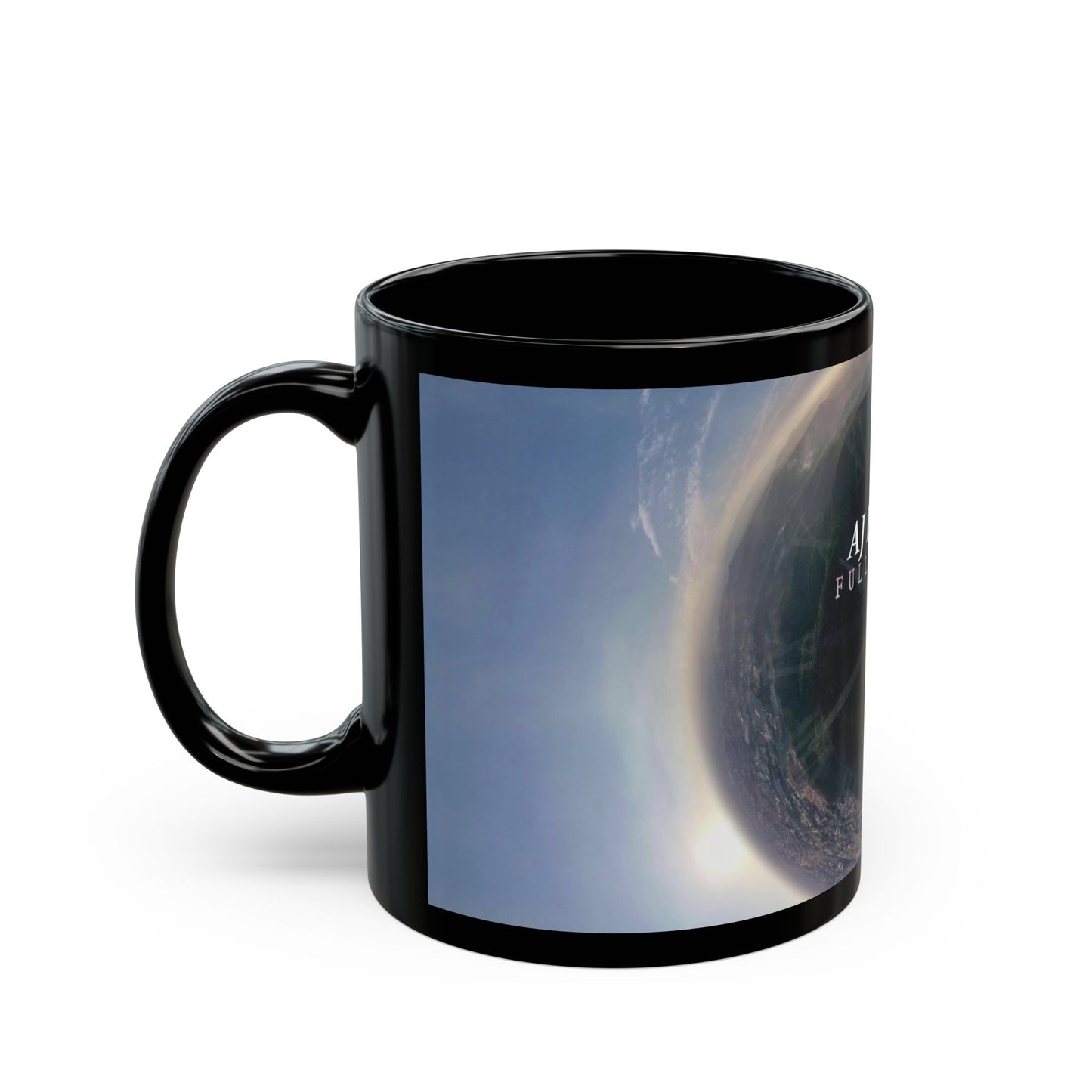 Full Circle Ceramic Mug - Black