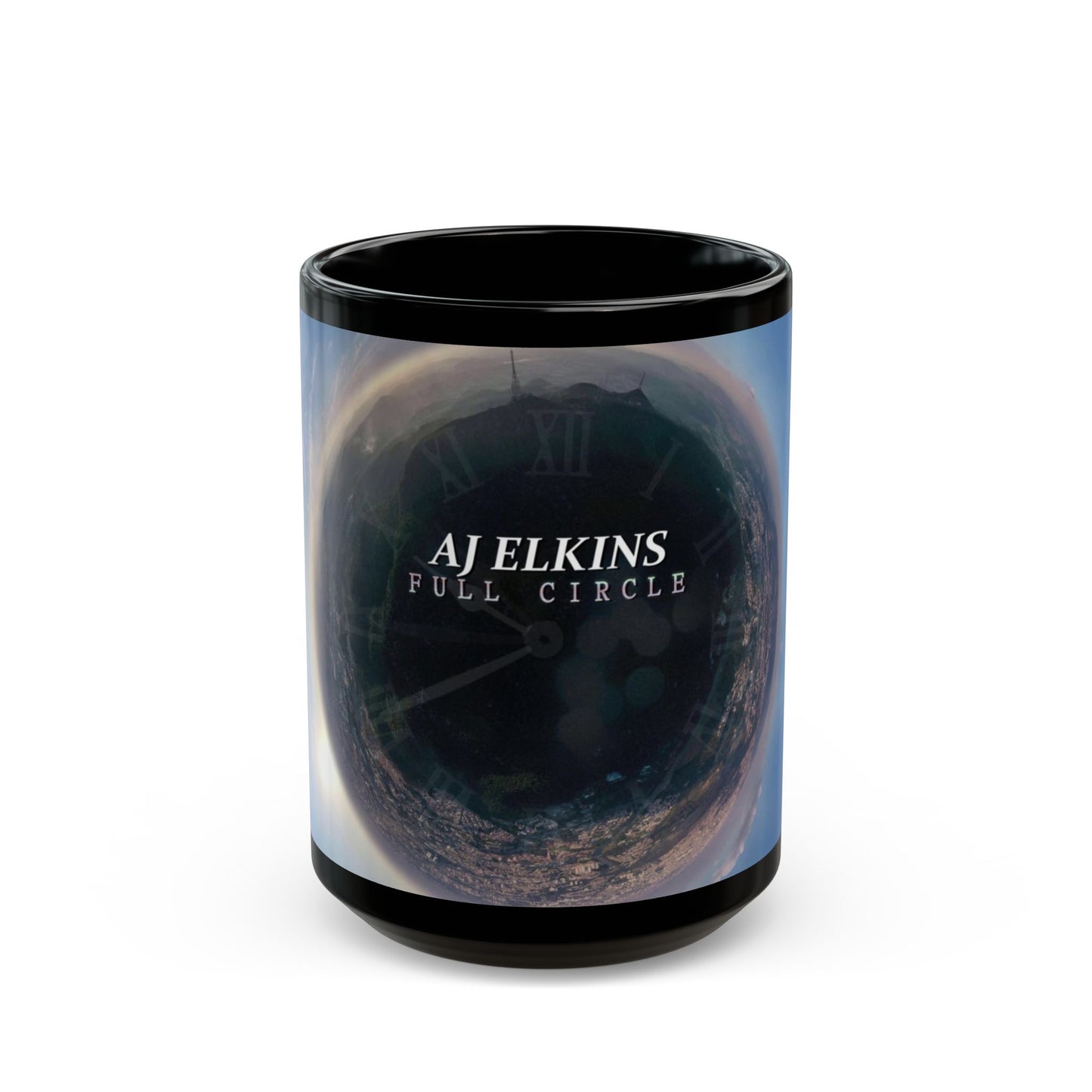 Full Circle Ceramic Mug - Black